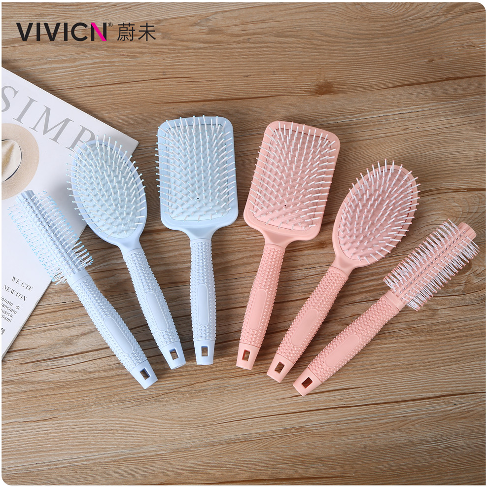 【 Weiwei 】 Plastic comb, long hair curling, air cushion scalp massage comb, airbag rib roller comb, portable home for men