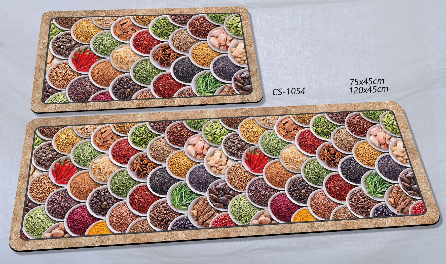 Cross-border kitchen floor MATS, waterproof, anti-slip and dirt-resistant floor MATS, household floor MATS, entrance door floor MATS, carpets, two-piece kitchen set Application Scenario
