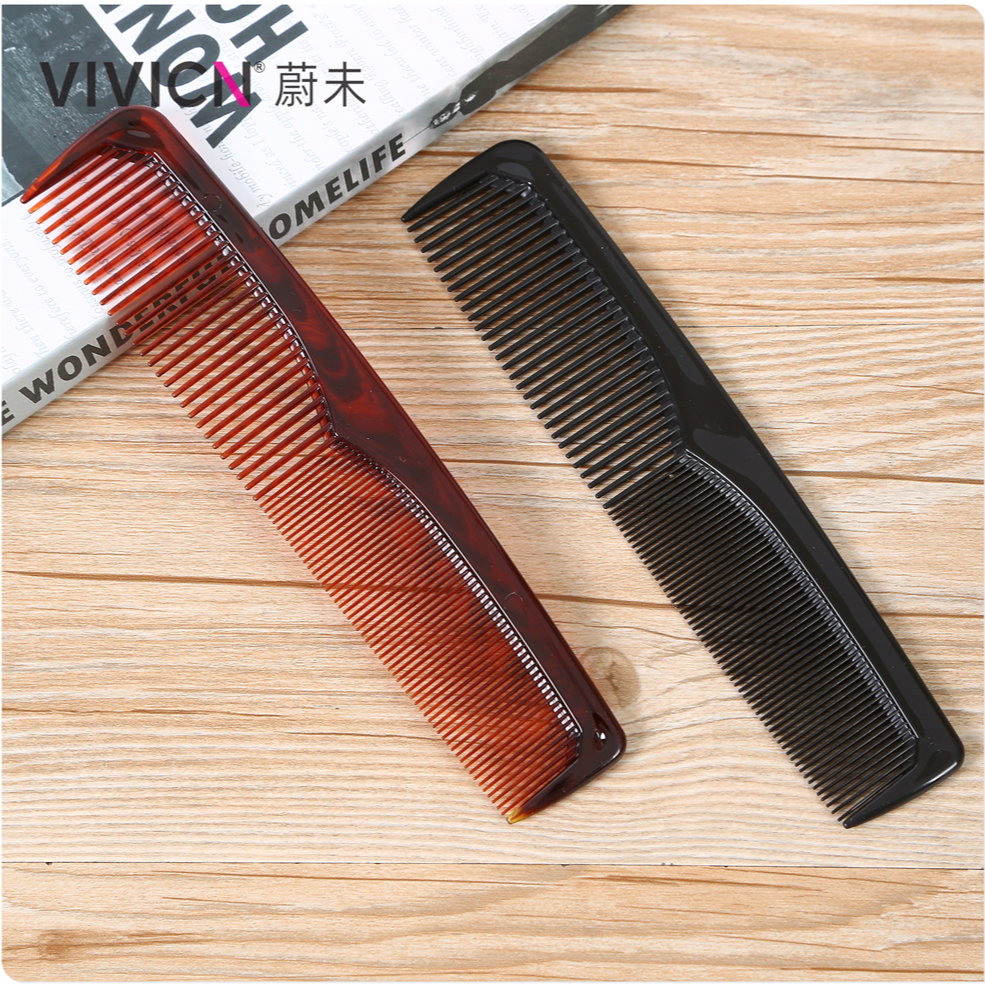 【 Weiwei 】 Anti-static comb Hairdressing and styling comb for men, ultra-thin carbon fiber hair stylist with two ends, bestseller Specification image