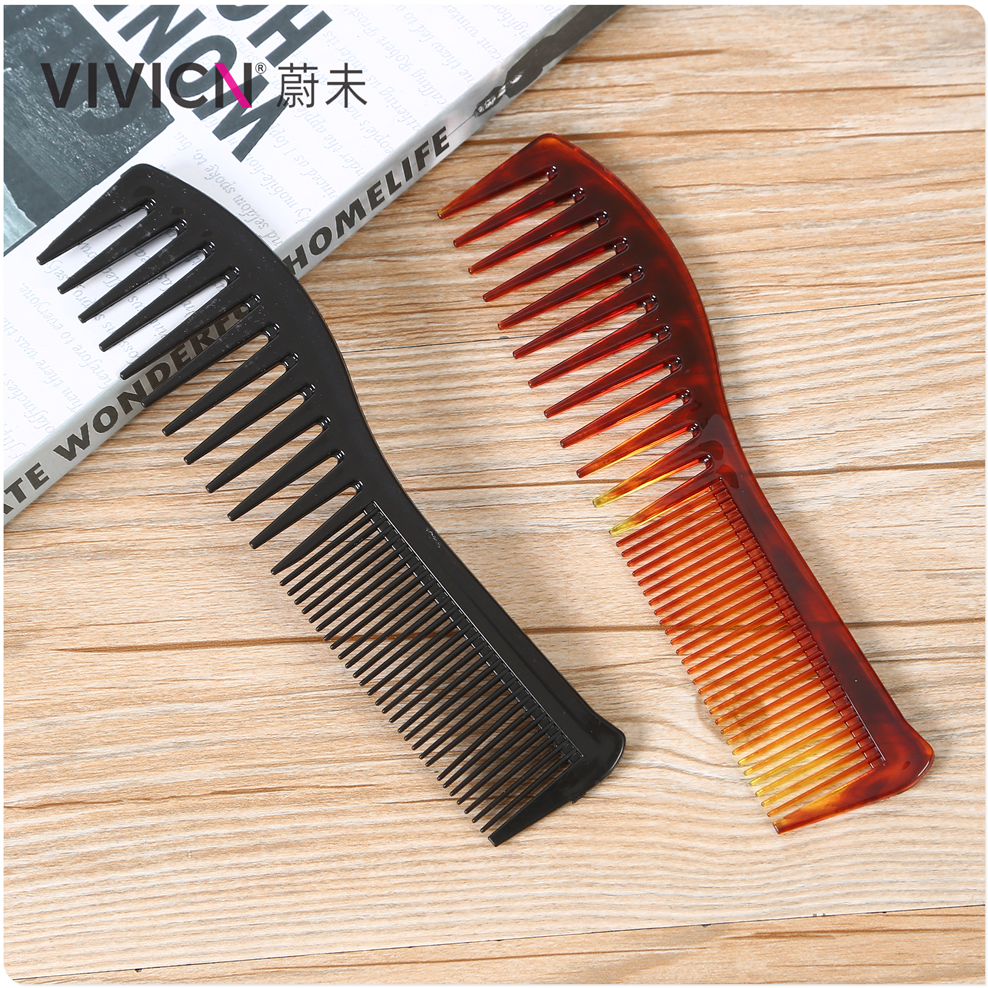 【 Weiwei 】 Anti-static comb Hairdressing and styling comb for men, ultra-thin carbon fiber hair stylist with two ends, bestseller details Picture