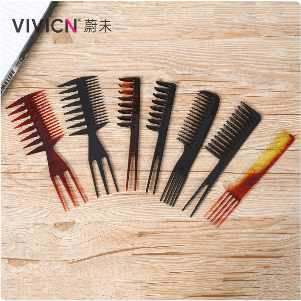 【 Weiwei 】 Men's special comb, oil-cut hair comb, rework texture, fluffy, large-toothed comb