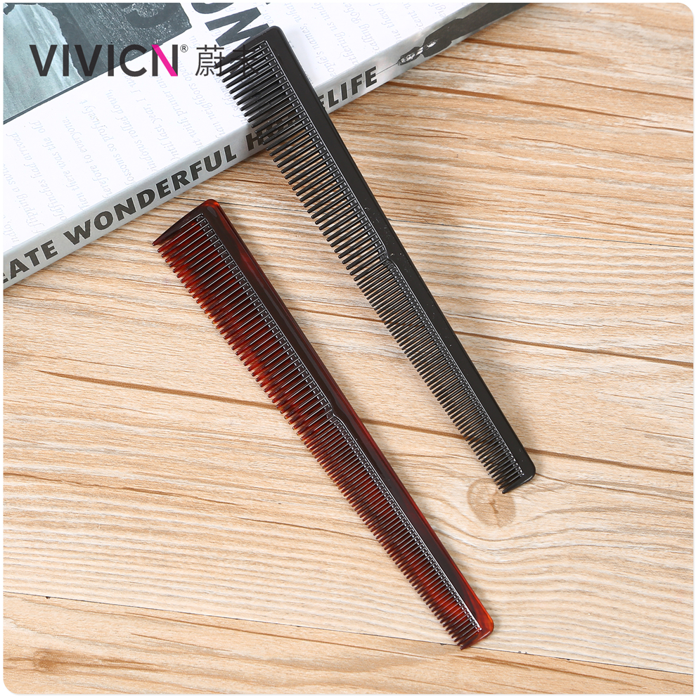 【 Weiwei 】 Anti-static comb Hairdressing and styling comb for men, ultra-thin carbon fiber hair stylist with two ends, bestseller Item Picture