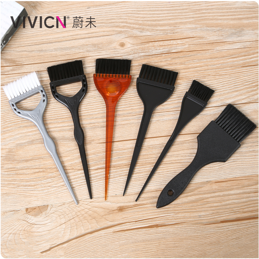 【蔚未】理发店烫发染发梳子染发刷发廊挑染烫工具软毛刷子焗油刷