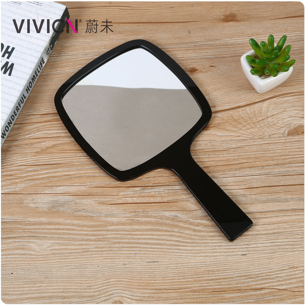 【 Weiwei 】 Customized logo fashion makeup mirror, beauty mirror, portable handle mirror, tattoo, simple and exquisite small mirror Application Scenario