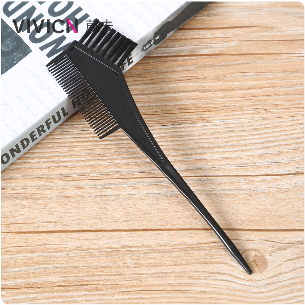 【 Weiwei 】 Hair dyeing brush, soft bristle comb, professional oiled comb, double-sided highlight dyeing comb, hair dyeing salon details Picture