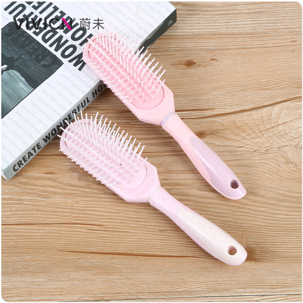 [Wei Wei] Plastic Comb Air Bag Comb Anti-Static Massage Air Cushion Comb Long Hair Home Rib Comb Roll Comb Specification drawing