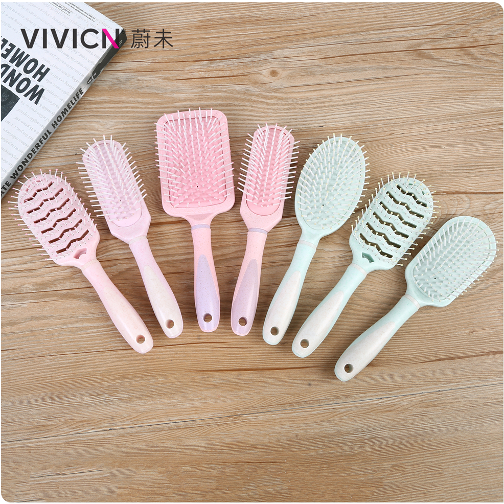 [Wei Wei] Plastic Comb Air Bag Comb Anti-Static Massage Air Cushion Comb Long Hair Home Rib Comb Roll Comb