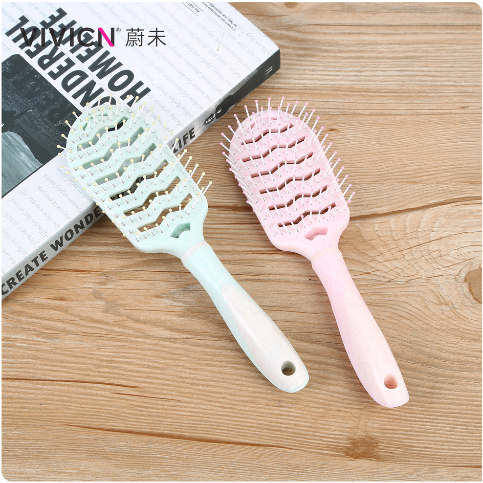 [Wei Wei] Plastic Comb Air Bag Comb Anti-Static Massage Air Cushion Comb Long Hair Home Rib Comb Roll Comb details Picture
