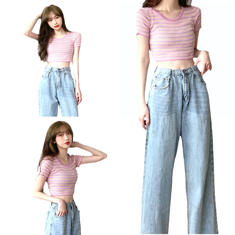 Adjustable metal button-free waist-cinching tool with adjustable waistline, detachable and tool-free jeans details Picture