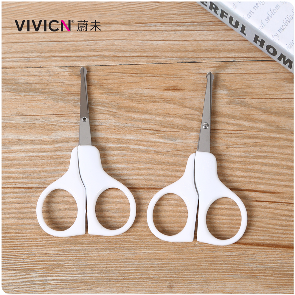[Wei Wei] Nose Hair Trimmer Nose Hair Scissors Manual Trim Nose Hair Female Nostril Artifact Small Scissors details Picture