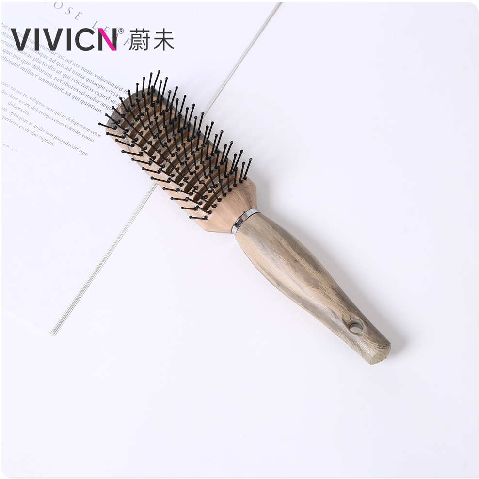 【 Weiwei 】 Wood-grain imitation comb, plastic comb, long hair volumizing tool, air cushion comb, high appearance level, hot sales Application Scenario