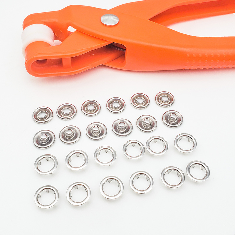 Installation tools: Pliers, mother and child buckles, concealed buckles, no sewing, no nails, baby, children, baby buttons, five-claw buckles, set, five-claw buckles Application Scenario