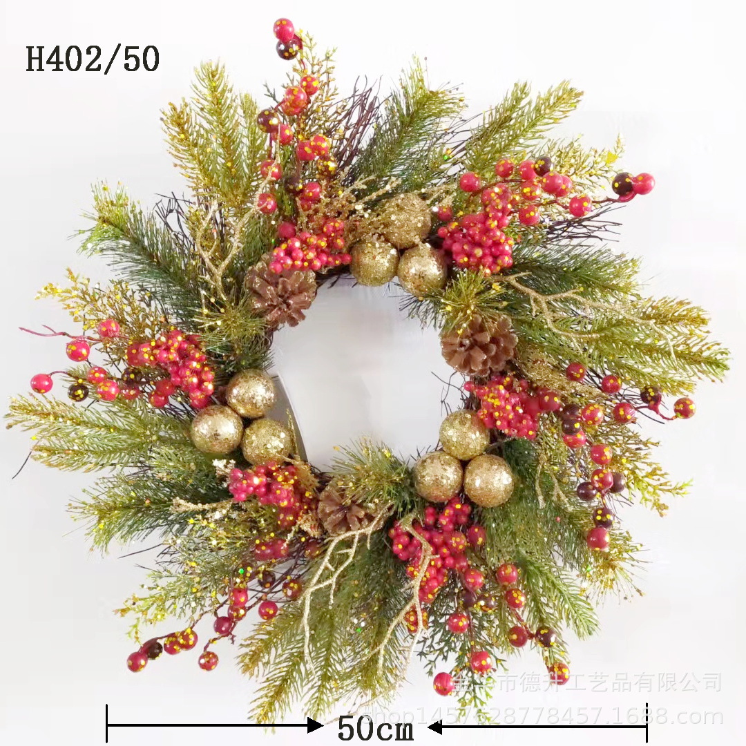 Desheng Factory supplies scene decoration, Christmas hanging ornaments, hotel decorations, sun rings, real vine decorative garlands, DIY Application Scenario