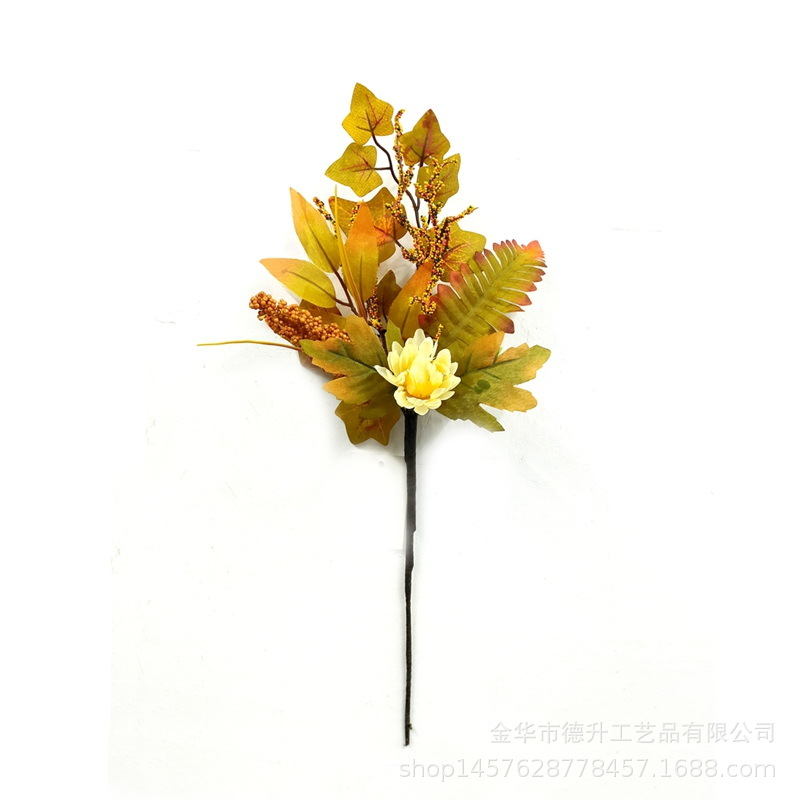 Amazon's best-selling autumn Thanksgiving decorations, artificial flower bouquets, Harvest Festival home wall decorations and cuttings wholesale Application Scenario