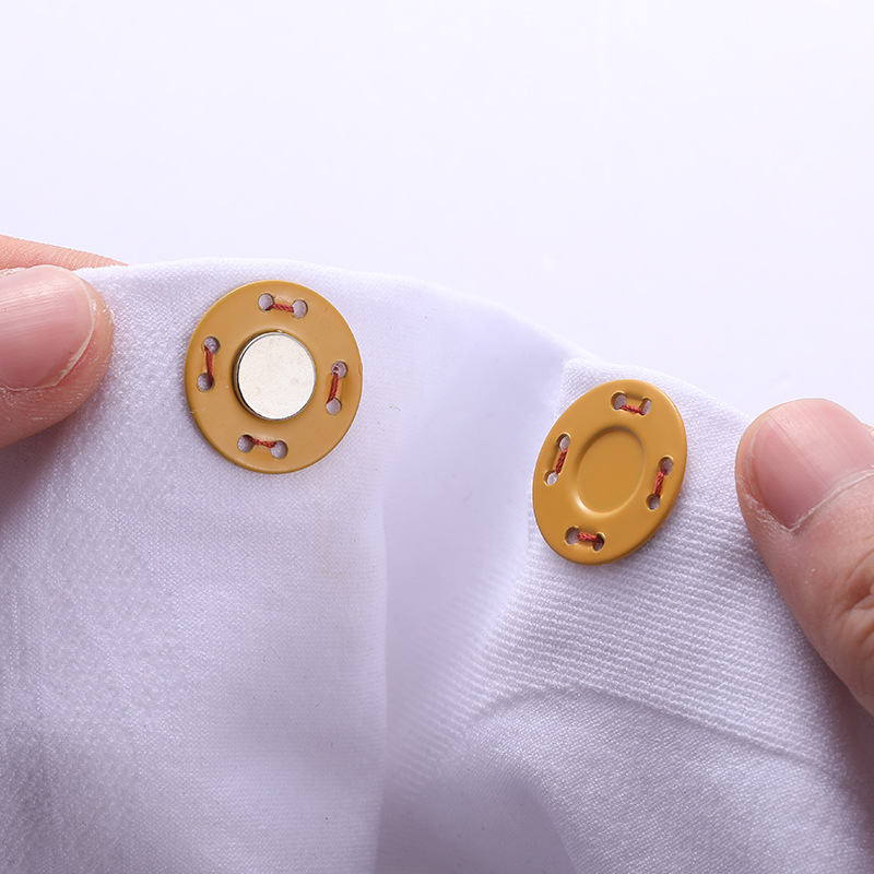 Hidden buckle, high-end colored metal magnetic buckle, round button, button coat, coat, magnetic attraction, magnetic invisible mother-child buckle Specification image