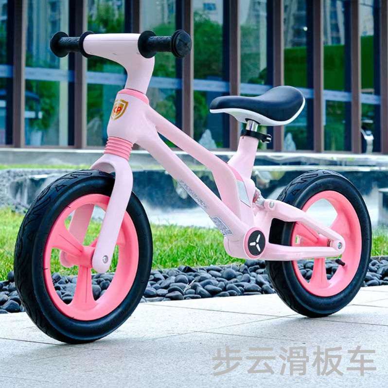 New children's roller coaster, bicycle, children's balance bike, inflatable one-wheel bicycle without pedals details Picture