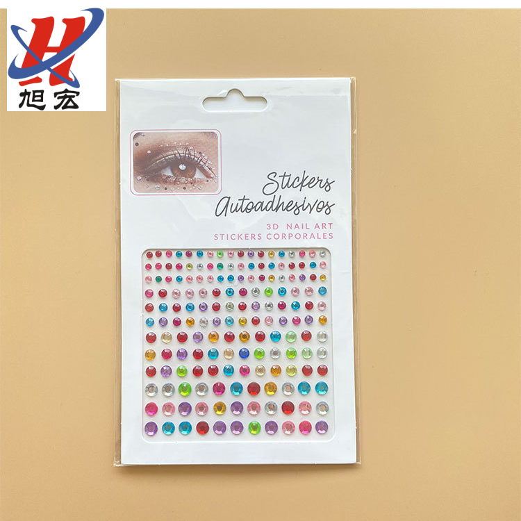 2022 New Color decorative car stickers, mobile phone back adhesive, diamond acrylic diamond stickers, children's DIY stickers manufacturer Item Picture