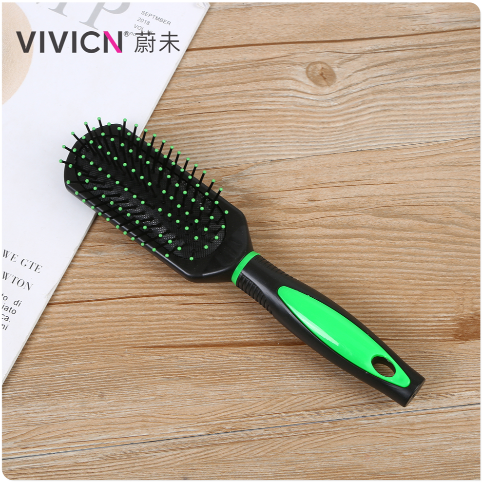 【 Weiwei 】 Anti-static curly hair comb, airbag comb, flat bottom comb, curly and straight hair, men's and women's styling, fluffy hair comb Specification image