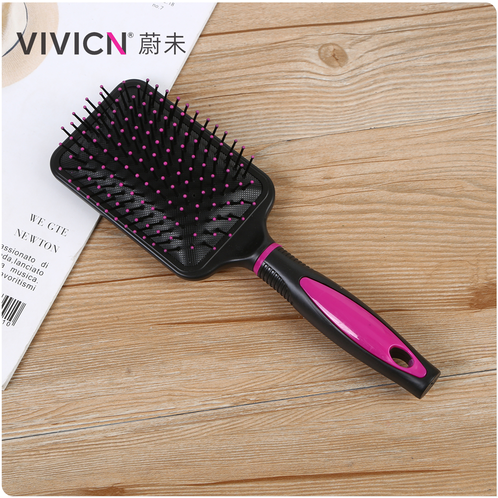 【 Weiwei 】 Airbag anti-static women's comb, plastic hair comb, generous comb, dual-purpose for bdrying, curling and straightening Application Scenario