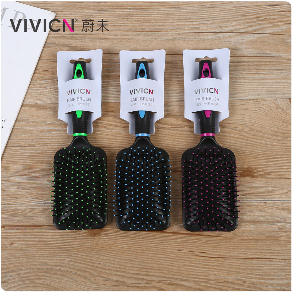 【 Weiwei 】 Airbag anti-static women's comb, plastic hair comb, generous comb, dual-purpose for bdrying, curling and straightening