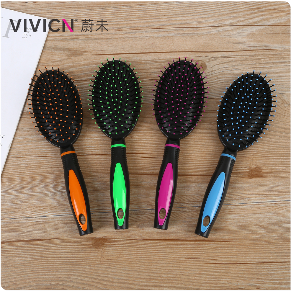 【 Weiwei 】 Special curling comb for hair styling, home with internal buttons for fluffy hair, professional air cushion for hair salons and hair shops details Picture