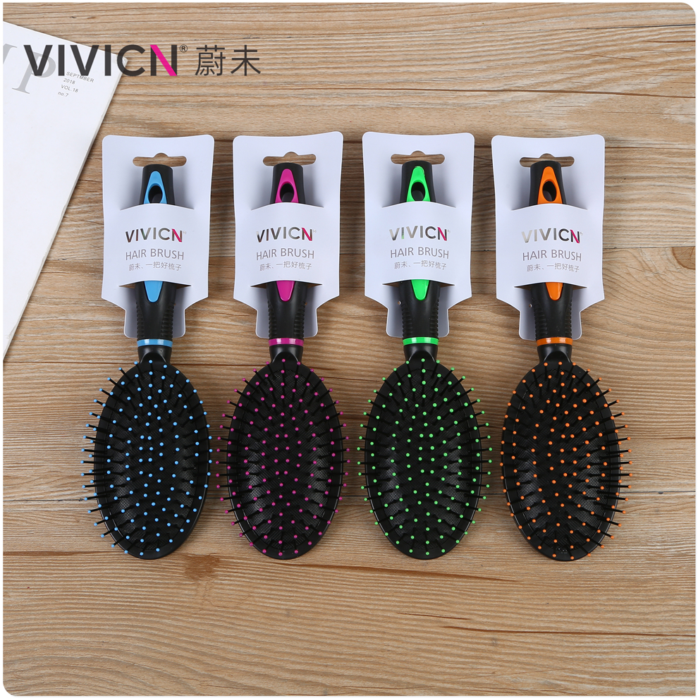 【 Weiwei 】 Special curling comb for hair styling, home with internal buttons for fluffy hair, professional air cushion for hair salons and hair shops