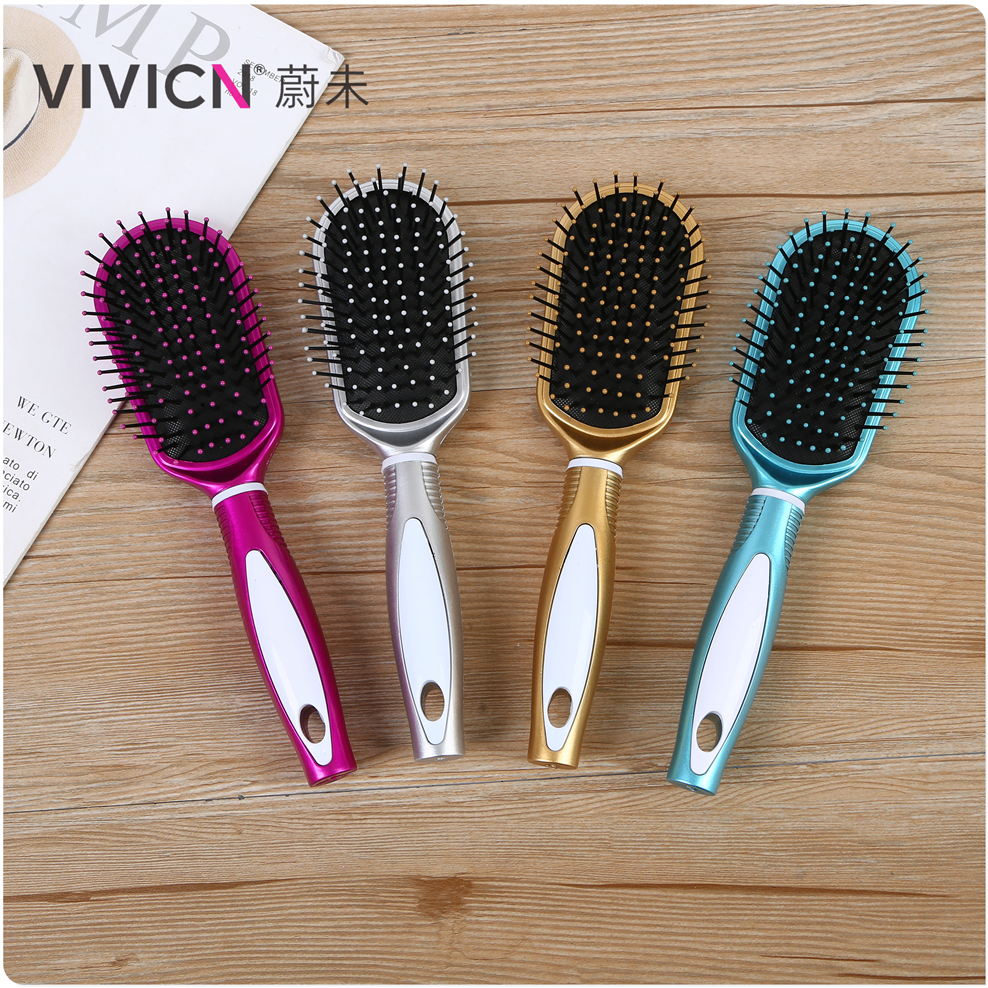 【 Weiwei 】 Air cushion massage comb, large roll professional blow styling, inner buckle fluffy household comb for men and women details Picture