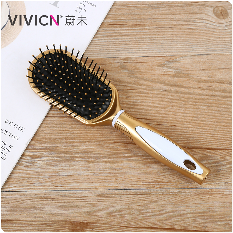 【 Weiwei 】 Air cushion massage comb, large roll professional blow styling, inner buckle fluffy household comb for men and women Item Picture