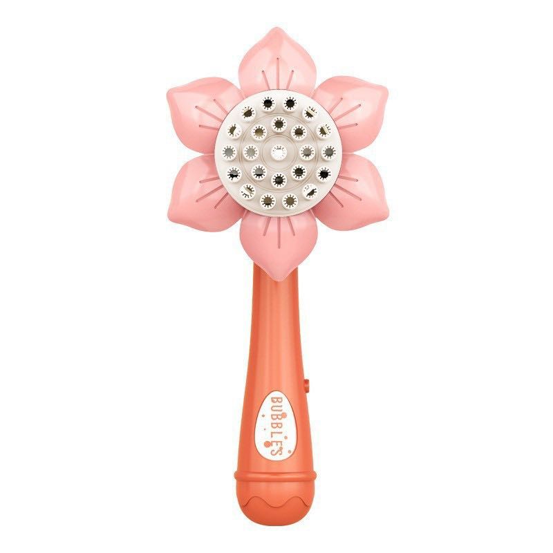 Douyin's same style sunflower showerhead bubble machine, 23-hole, popular Gatling bubble gun, bubble water stick, one-piece consignment Item Picture