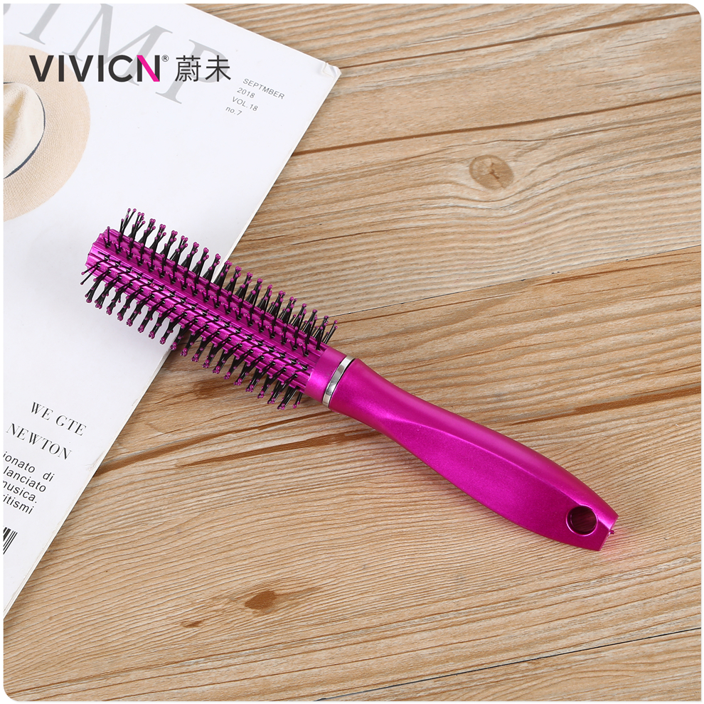 【 Weiwei 】 Comb, curly hair comb, round comb, inward-blowing style, cylindrical comb, bangs, rolling comb, new women's home style Item Picture