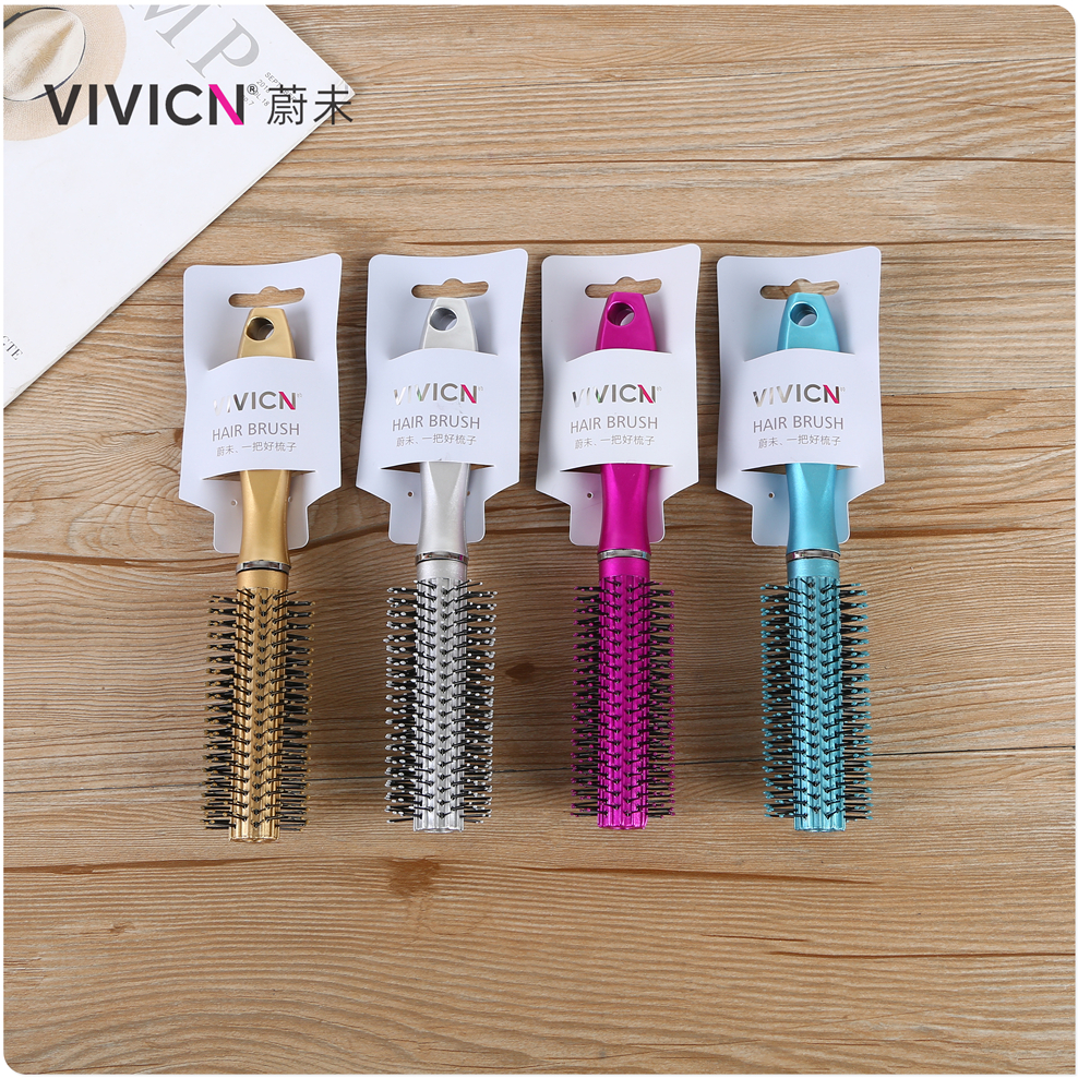 【 Weiwei 】 Comb, curly hair comb, round comb, inward-blowing style, cylindrical comb, bangs, rolling comb, new women's home style