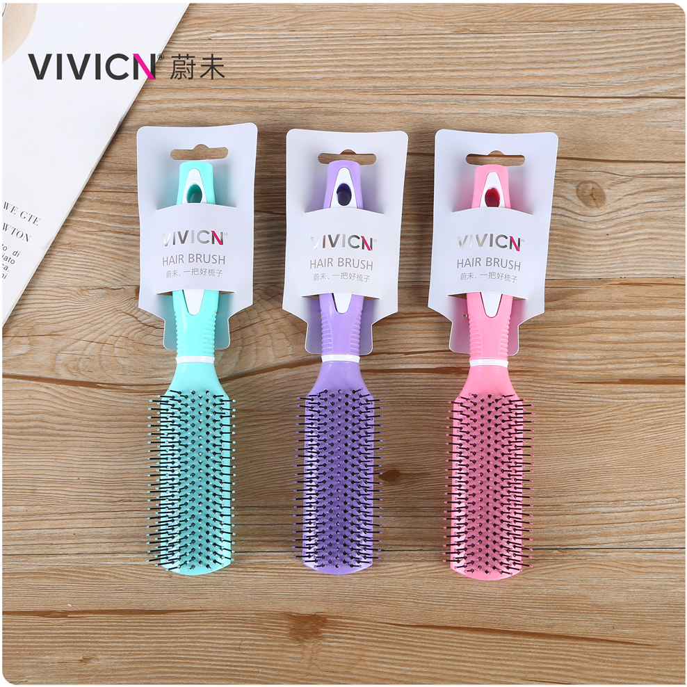【 Weiwei 】 Anti-static curly hair comb, airbag comb, flat bottom comb, curly and straight hair, men's and women's styling, fluffy hair comb