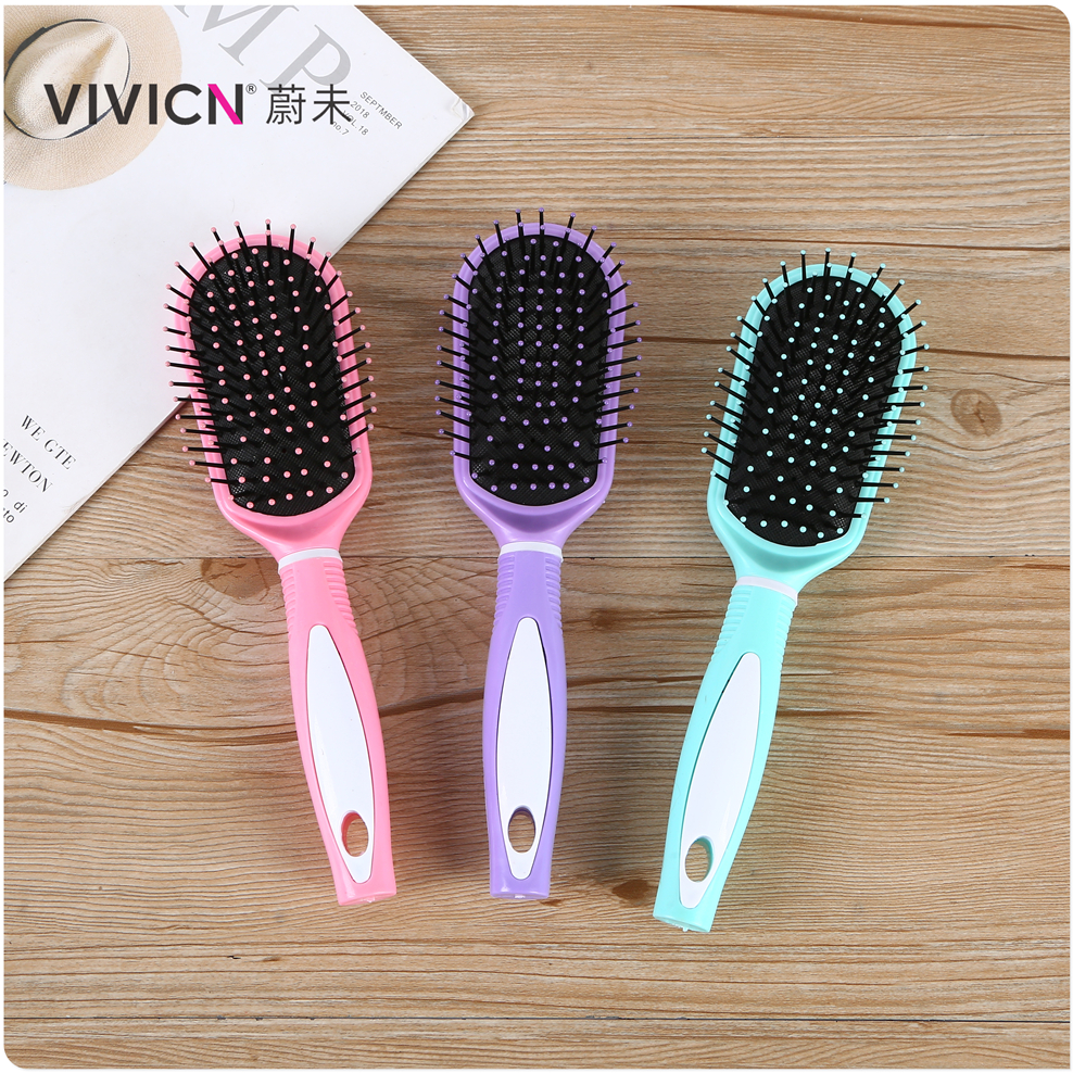 【 Weiwei 】 The cute air-cushioned home hair comb with anti-static airbag and internal buckle is selling well details Picture