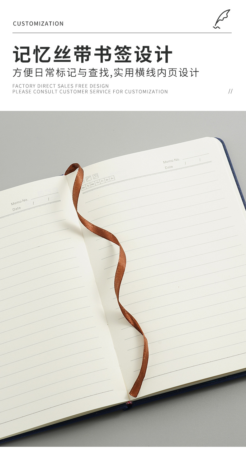 Wholesale of business notebooks, customized gift box sets, insulated cups, high-end office and meeting notebooks with logo printing pic 11