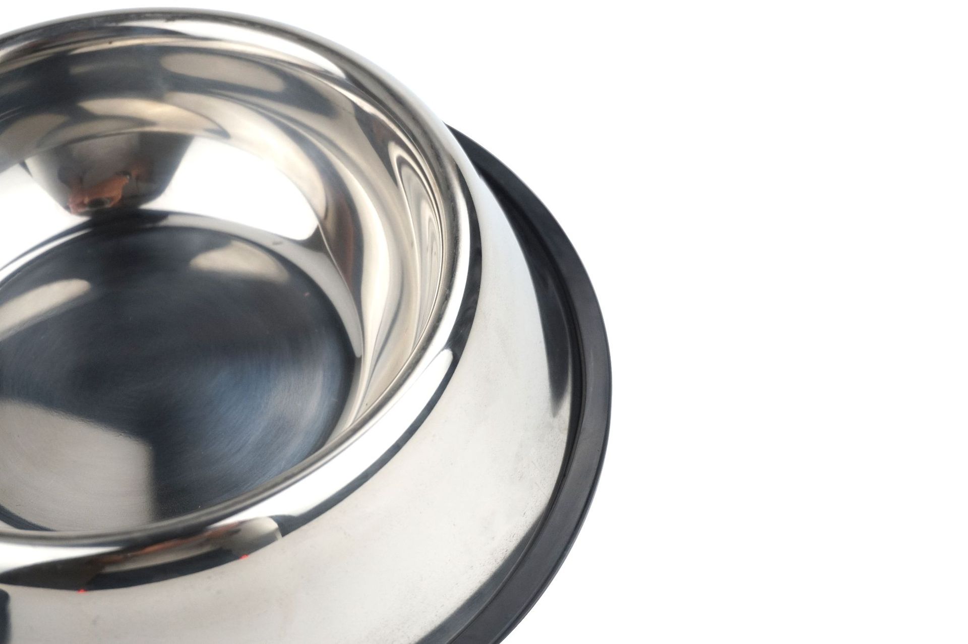 Stainless steel pet bowl logo, anti-slip and shock-resistant pet supplies, cross-border dog food bowl, tableware, natural color dog bowl pic 6