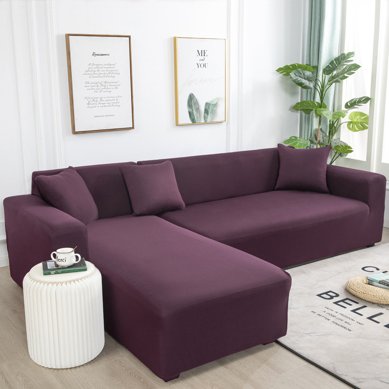 Two-seater and three-seater set sofa, fully covered with fabric, sofa cover, sofa cushion, full cover, universal leather, solid color sand release pic 10