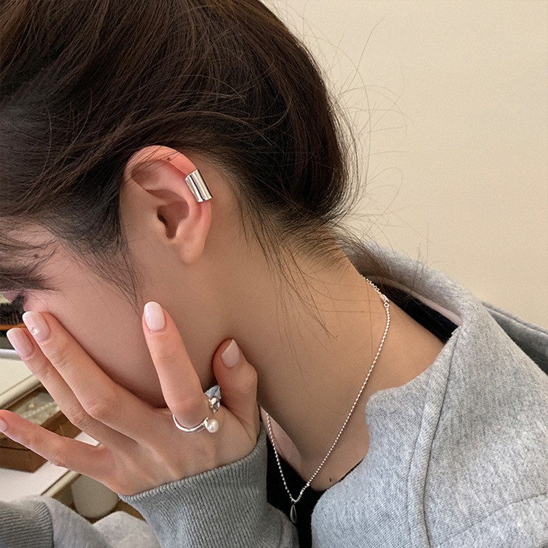 925纯银针耳钉女2023新款小众个性百搭高级感耳环简约养耳洞耳饰详情37