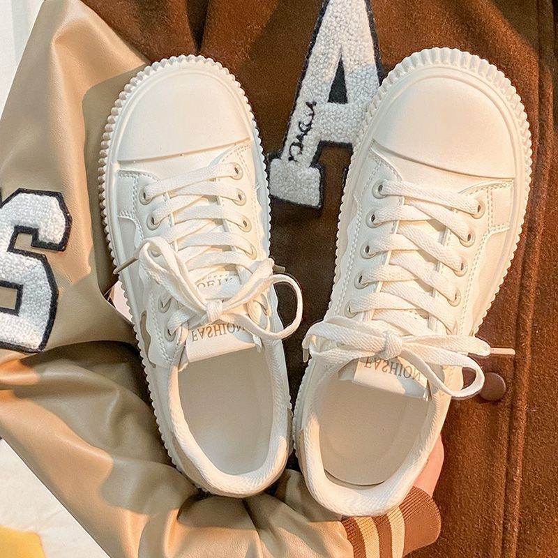2024秋季新款小白鞋韩版百搭女鞋ins潮春夏小众轻便运动休闲板鞋详情9