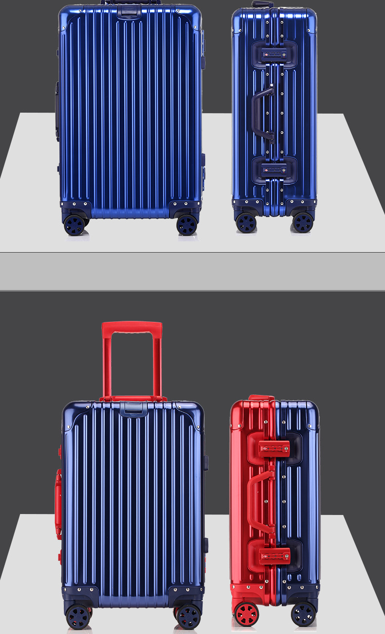 全铝镁合金拉杆箱32寸铝合金行李箱女24寸金属箱密码登机箱硬箱子详情30
