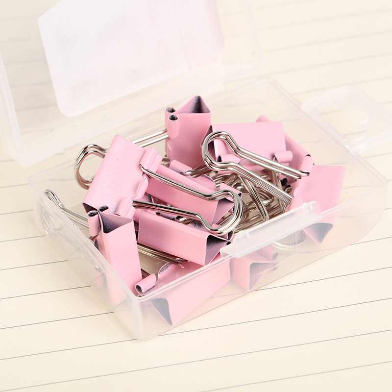 Business office folder, multi-functional long-tail clip, book clip, student study classification, color dovetail clip wholesale pic 7