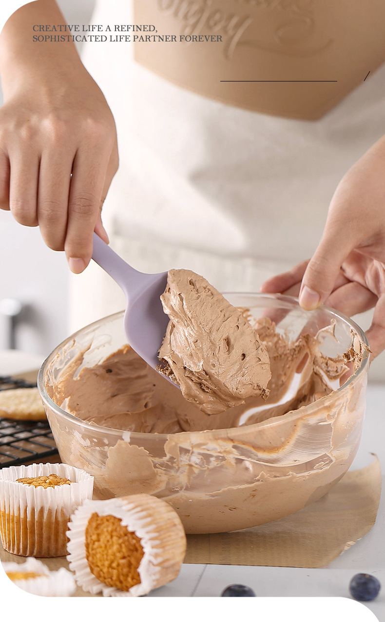 Xuanjun silicone scraper, integrated scraper, large T-shaped scraper, cream scraper, scraper can be customized in style and color. We support consignment pic 6