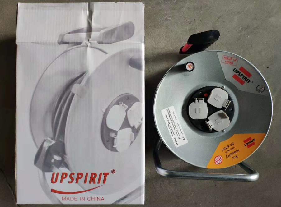 Export 50-meter circular wire, portable industrial wire reels, cable reels, Saudi reels, mobile household wire reels pic 14