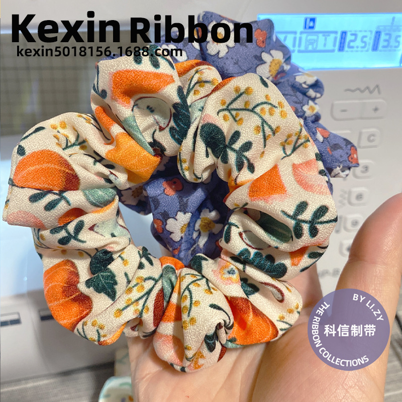 9cm single-color cloth strip fat intestine hair band, single-layer cloth strip handmade diy hair accessory bow material large intestine hair band pic 12