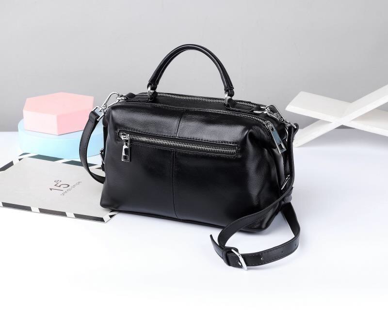 2024新款头层牛皮大容量女士手提包时尚休闲单肩包多功能斜挎包详情8