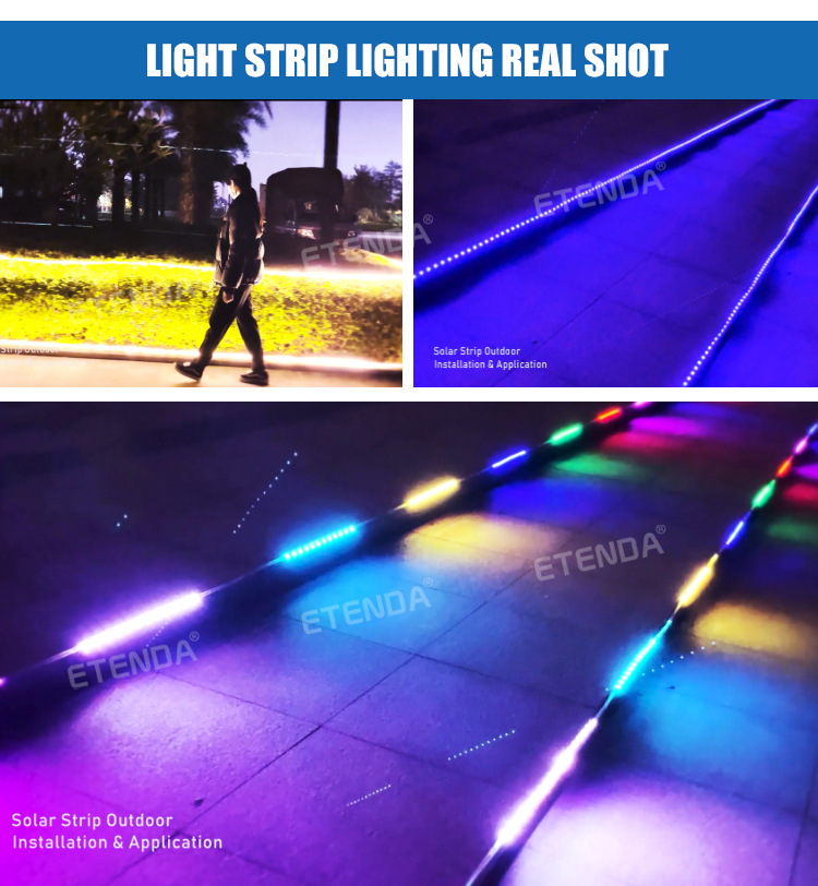 Wholesale solar led light strips, Christmas light decoration, flicker-free low-voltage intelligent light strips pic 9