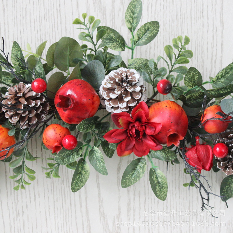 New home decoration with simulated pomegranate doors, wall hangings, festive new home decorations, hotel scene arrangement ornaments pic 6