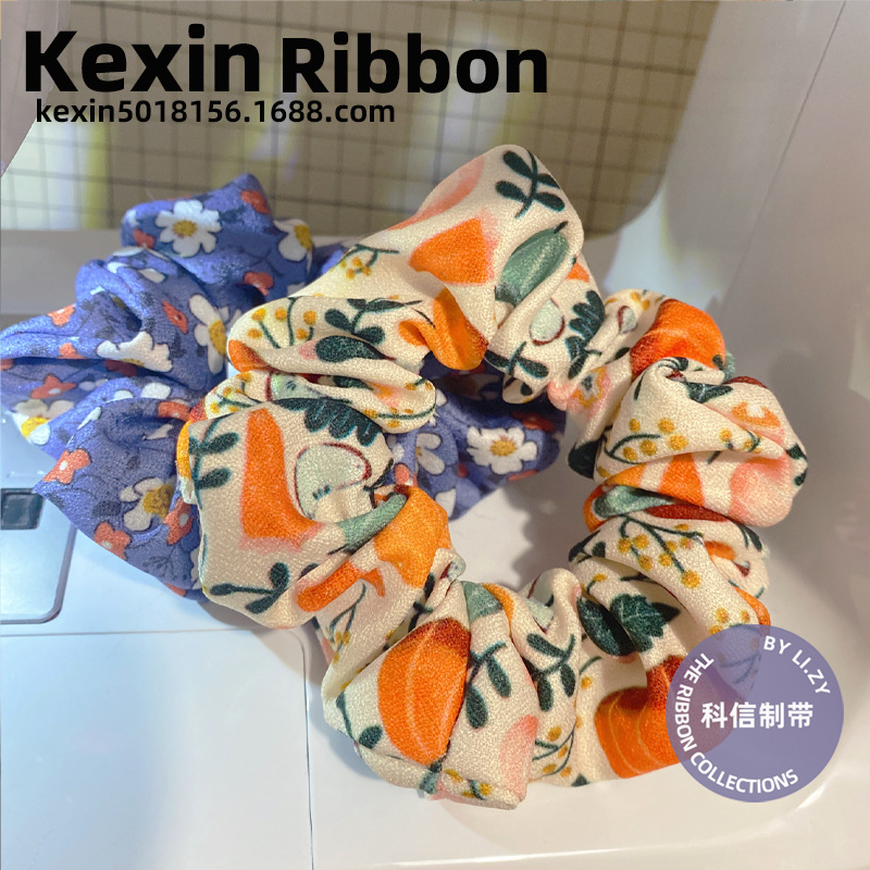 9cm single-color cloth strip fat intestine hair band, single-layer cloth strip handmade diy hair accessory bow material large intestine hair band pic 18