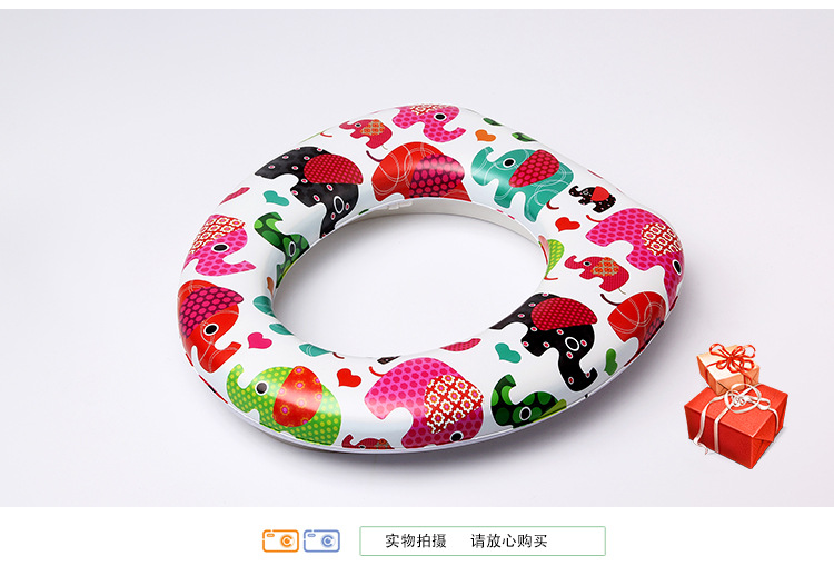 跨境款 pp马桶垫 海绵婴童马桶垫子 加厚舒适家居马桶垫详情5