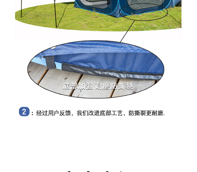 Tent outdoor camping, automatic camping vehicle rear extension tent, tent mosquito-proof canopy, quick car roof yurt pic 9