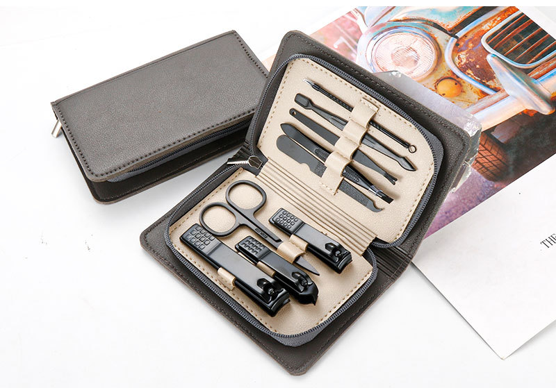 New nail clipper set of 9 pieces, manicure and nail care tool set, large nail clipper gift, wholesale nail clipper set shanilak pic 12